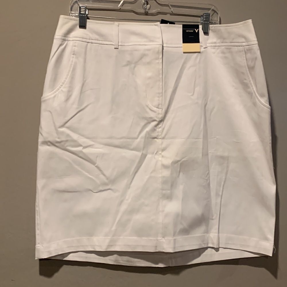 Venezia Khaki Denim Plus Size Skirt 100% Cotton Size 16